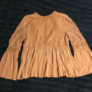 American Eagle Bell Sleeve Shirt